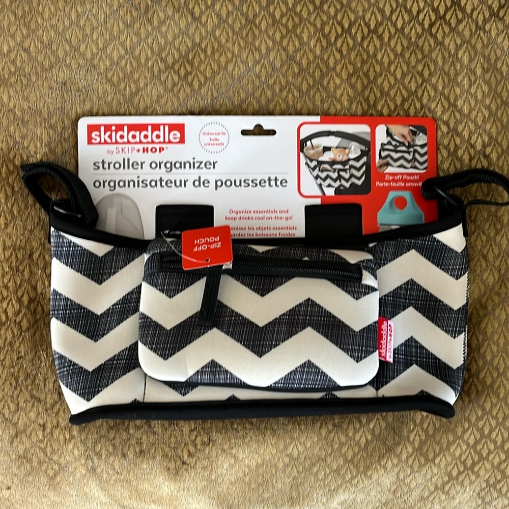 Skidaddle universal fit brand new stroller organizer